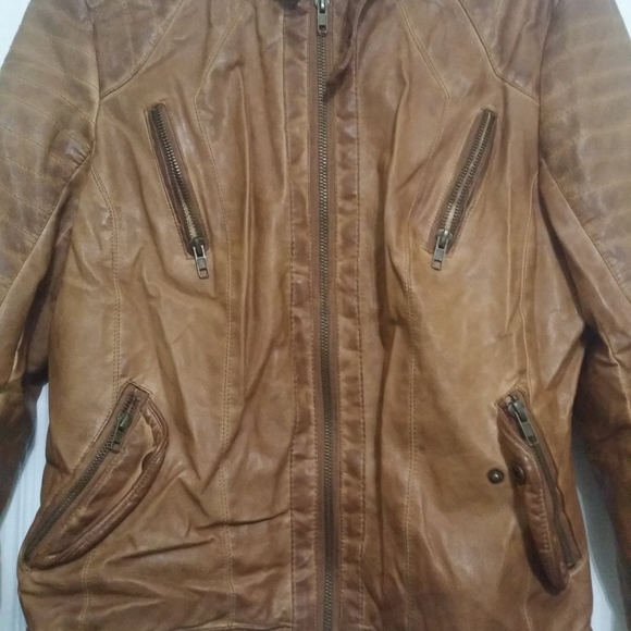Faux leather jacket - Picture 3 of 9
